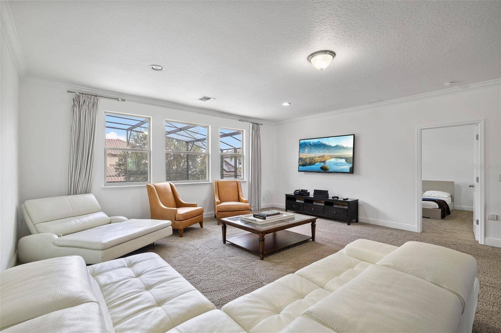 Electronic curtains virtually removed
