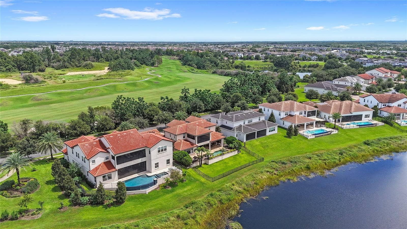 15475 SHOREBIRD LANE, Winter Garden, FL 34787 Aerial Rear