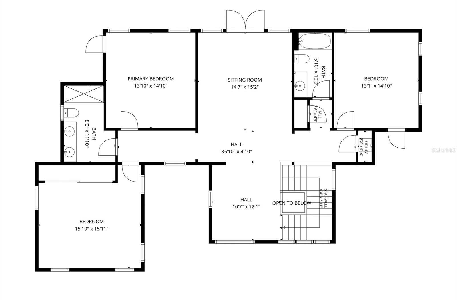 15475 SHOREBIRD LANE, Winter Garden, FL 34787 Floor Plan, Second Level
