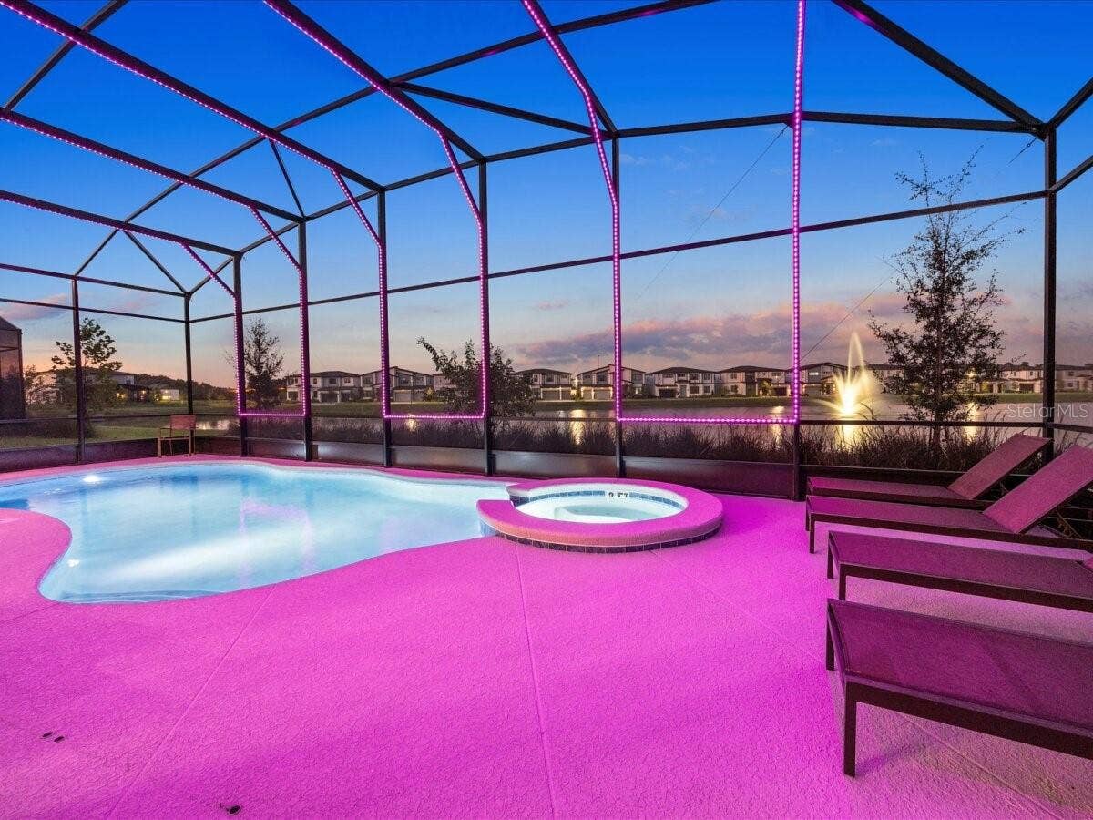5830 HIGH SEAS DRIVE, Orlando, FL 32821 Pool + SPA with LED lights