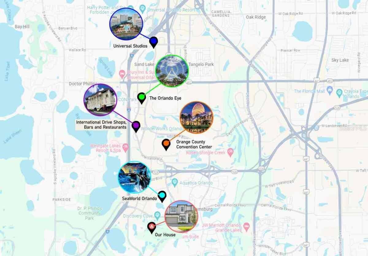 5830 HIGH SEAS DRIVE, Orlando, FL 32821 Location