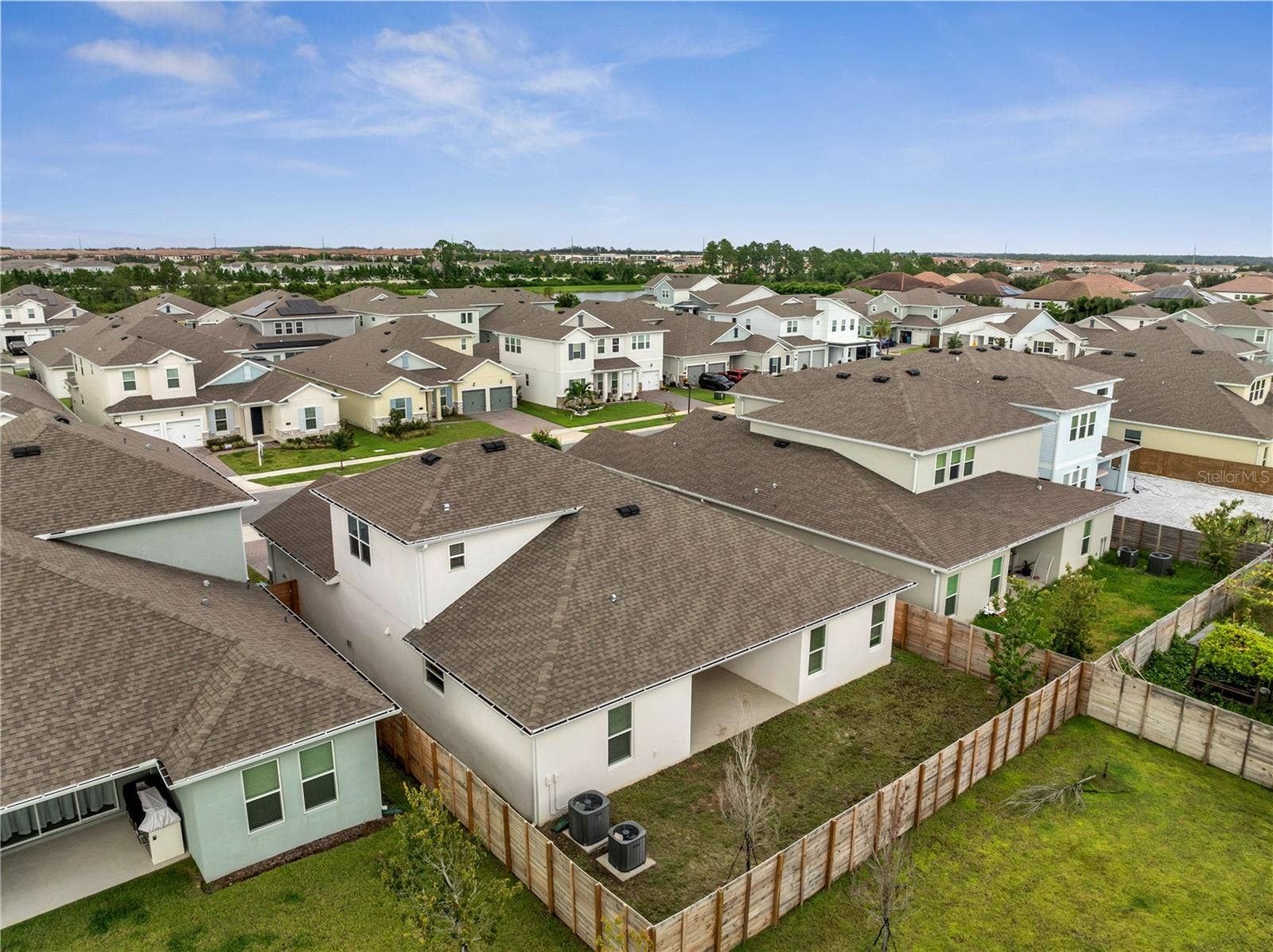 19062 BLUELEAF STREET, Orlando, FL 32827 aerial backyard