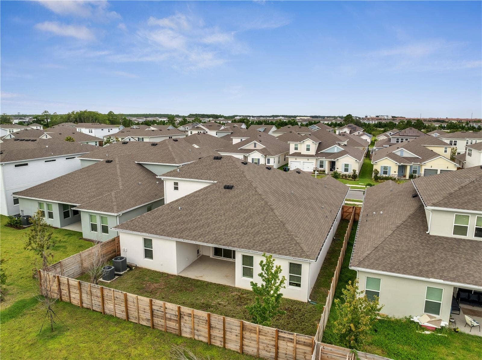 19062 BLUELEAF STREET, Orlando, FL 32827 aerial backyard