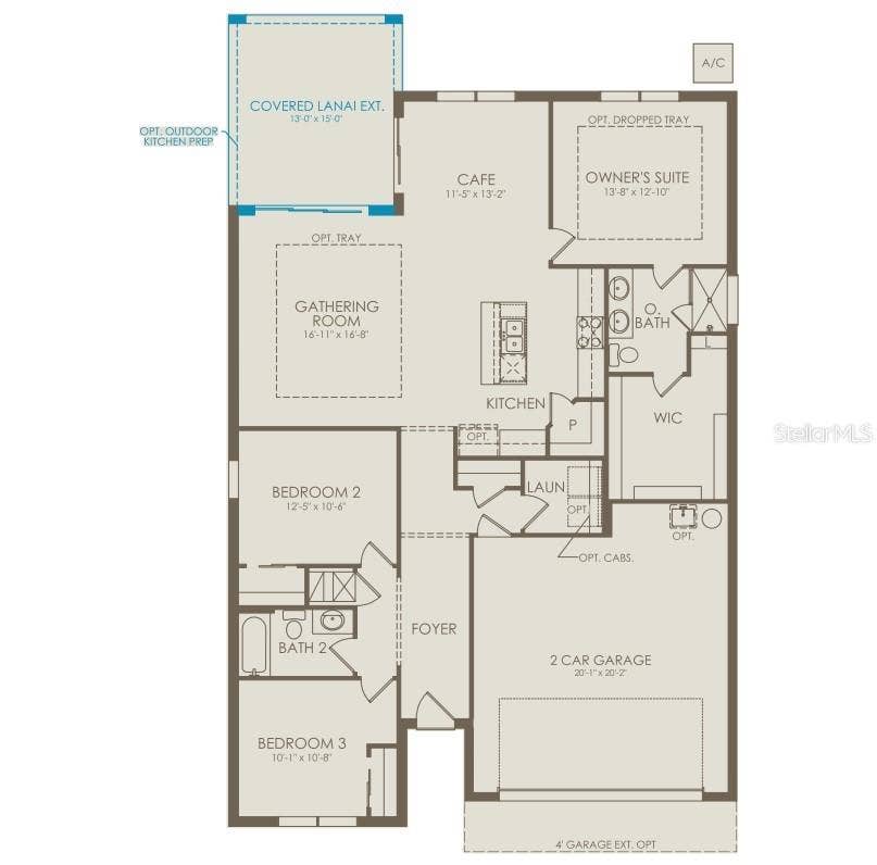 2697 FERMOY DRIVE, Ormond Beach, FL 32174 Floor Plan - Floor One