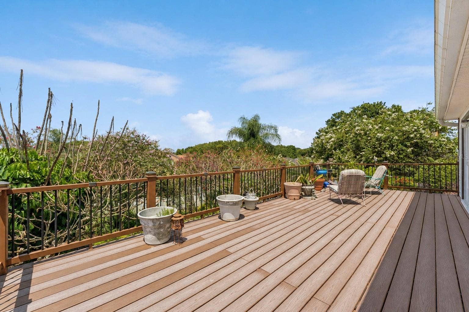 Sunset Views. The land slopes west toward the butler chain, offering privacy from your 2nd floor deck.