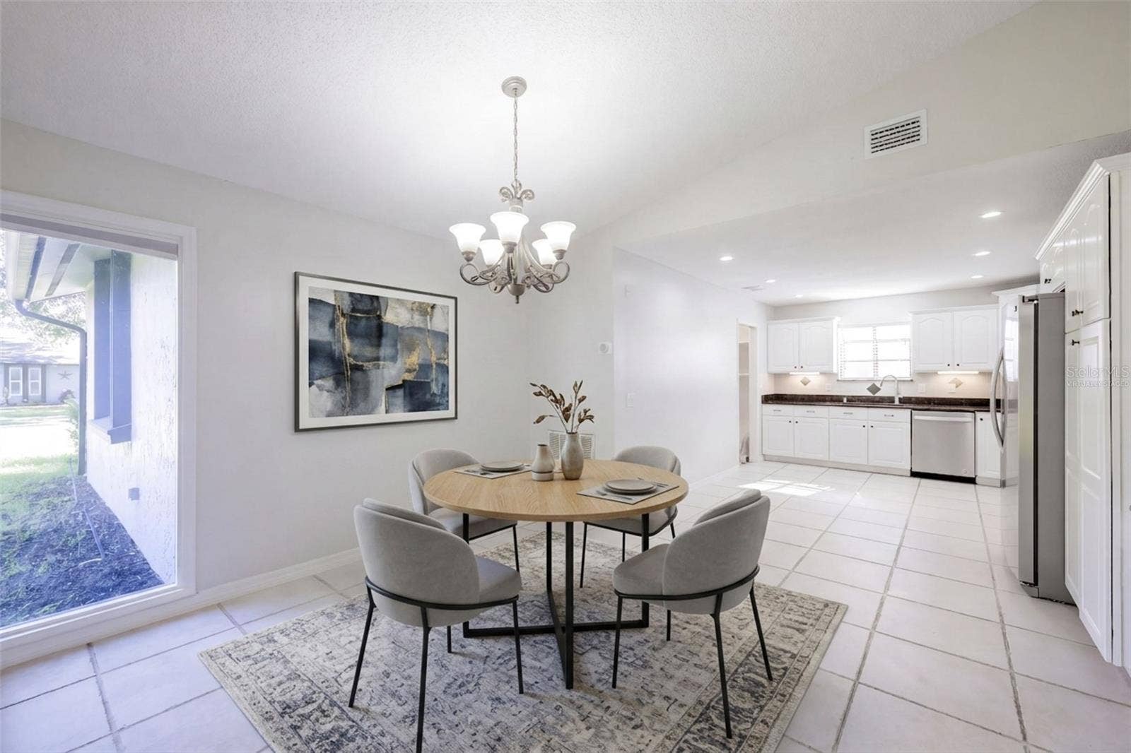 954 NIBLICK DRIVE, Casselberry, FL 32707 Eat-In Kitchen - Virtually Staged