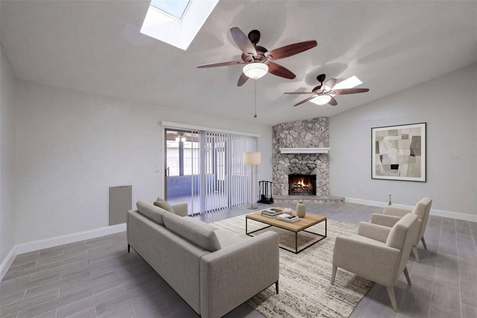 954 NIBLICK DRIVE, Casselberry, FL 32707 Family Room - Virtually Staged