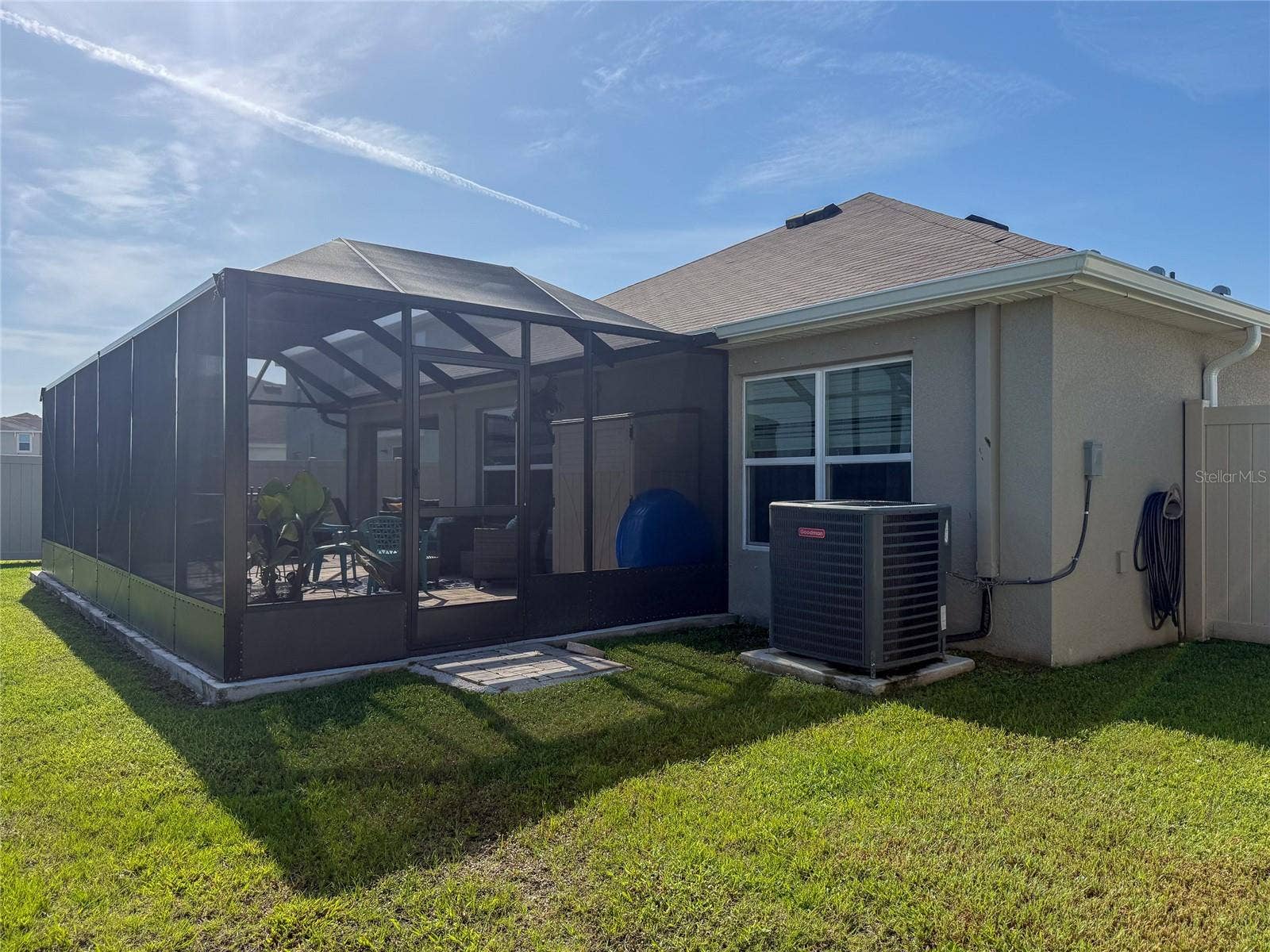 4120 QUIET RAIN COURT, Palmetto, FL 34221 REAR VIEW OF HOME FROM BACKYARD