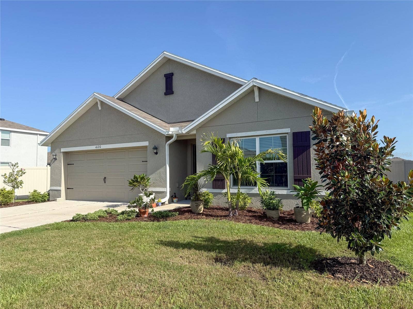 4120 QUIET RAIN COURT, Palmetto, FL 34221 FRONT VIEW OF HOME
