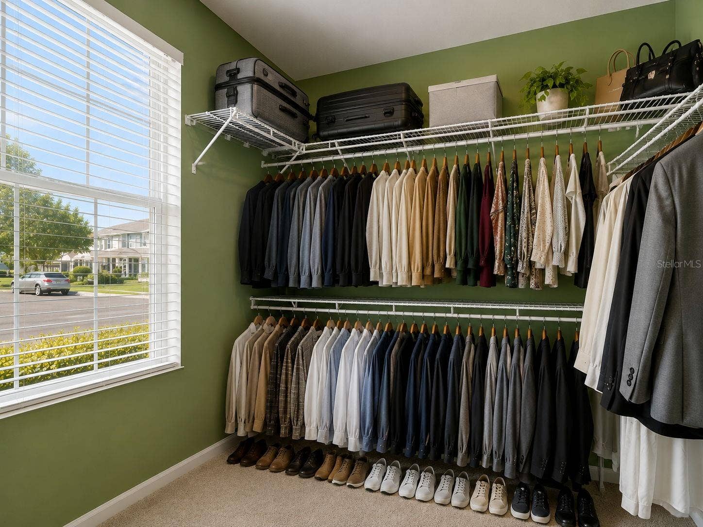 589 BLUE CYPRESS DRIVE, Groveland, FL 34736 Primary Bedroom Closet Vertially Staged