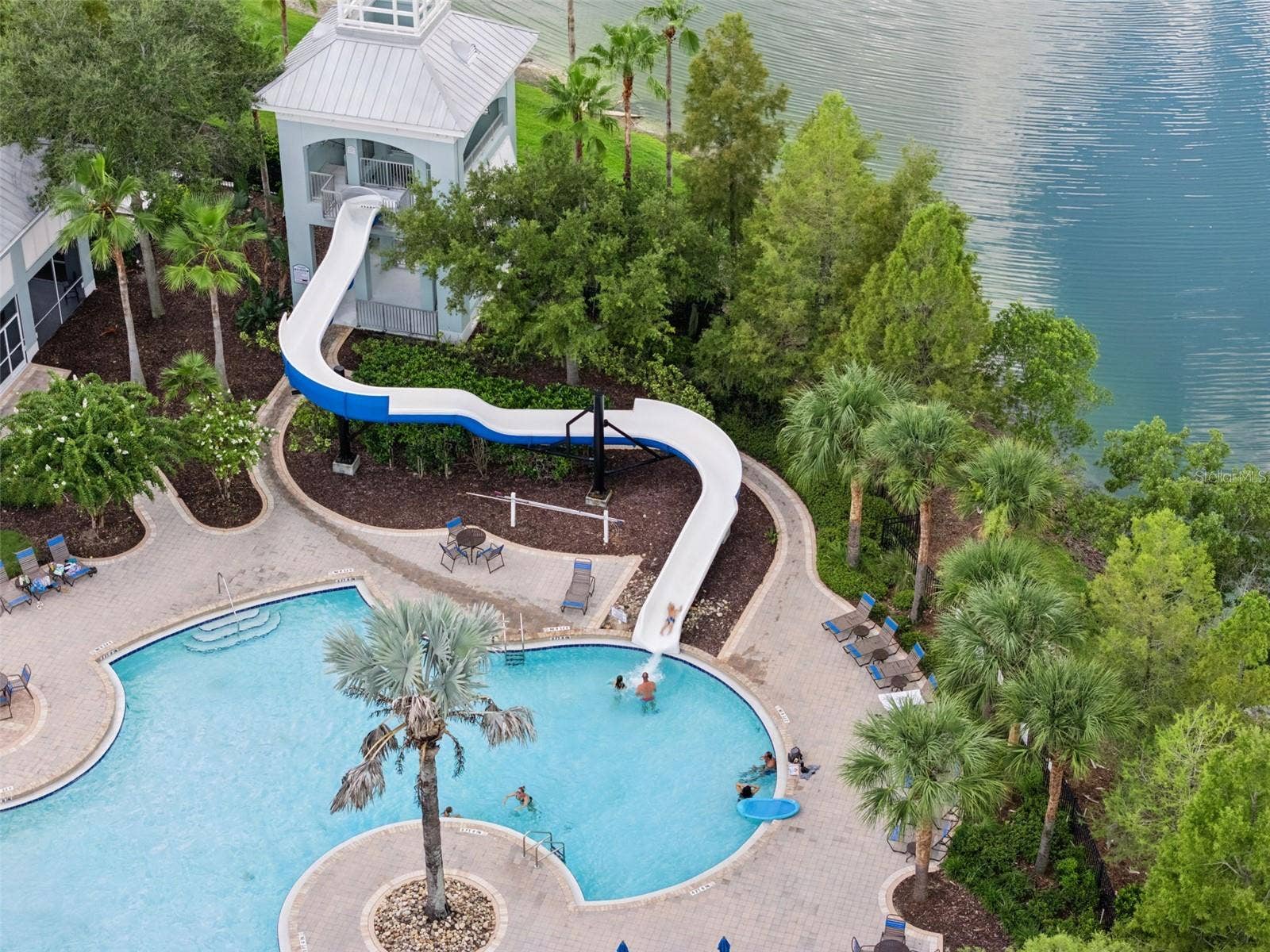 589 BLUE CYPRESS DRIVE, Groveland, FL 34736 Resort Style Pool with Waterslide