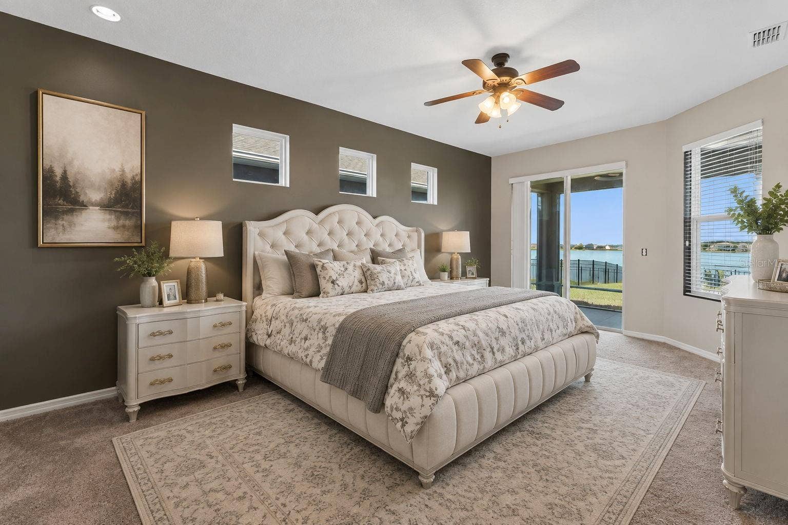 589 BLUE CYPRESS DRIVE, Groveland, FL 34736 Wake up to views of the lake.