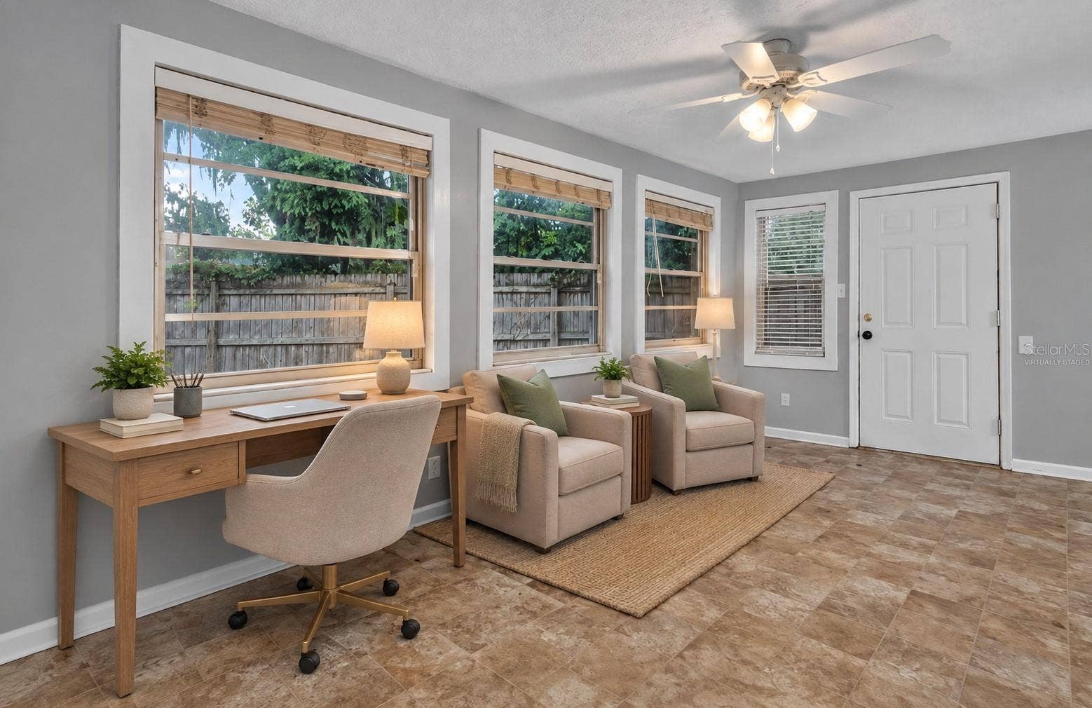 1305 ORANGE AVENUE, Tavares, FL 32778 VIRTUALLY STAGED-Flex space! Office & Morning Coffee Retreat Area