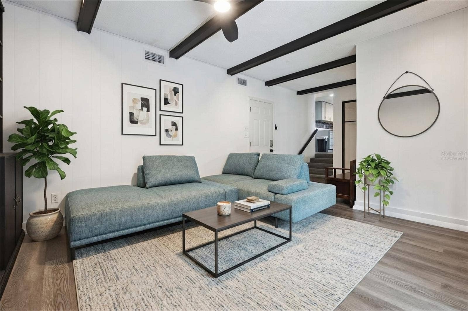 2228 KING CHARLES COURT, Winter Park, FL 32792 Family room virtually staged