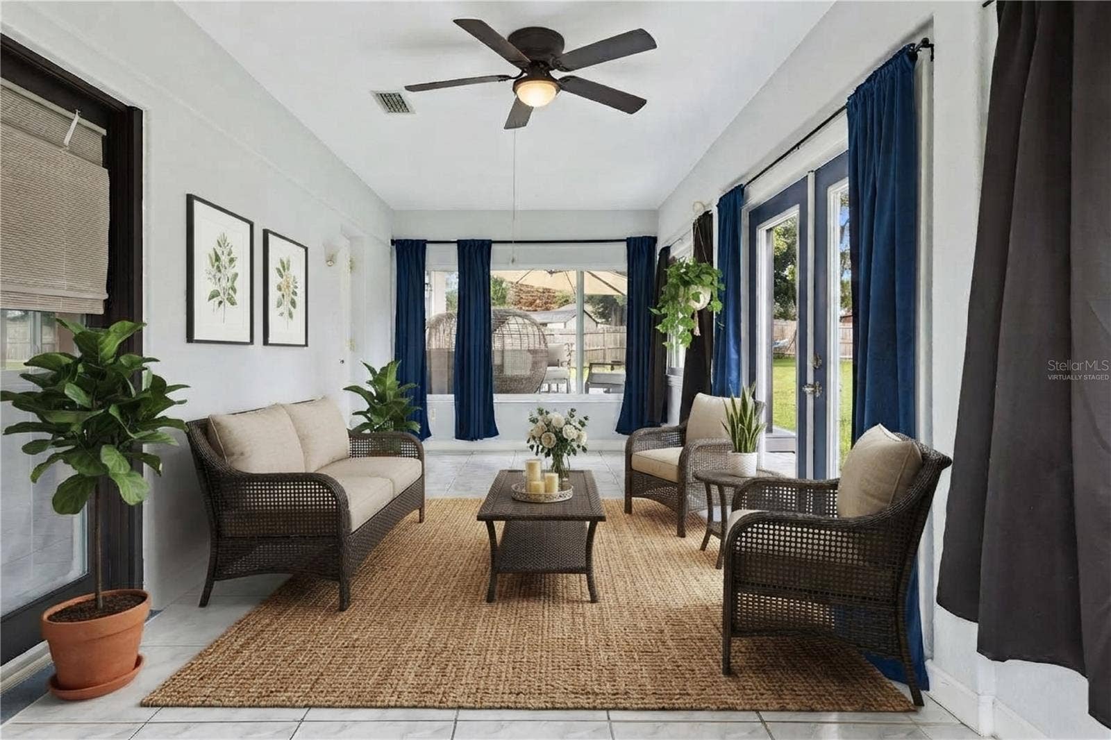 2228 KING CHARLES COURT, Winter Park, FL 32792 Florida room under AC virtually staged