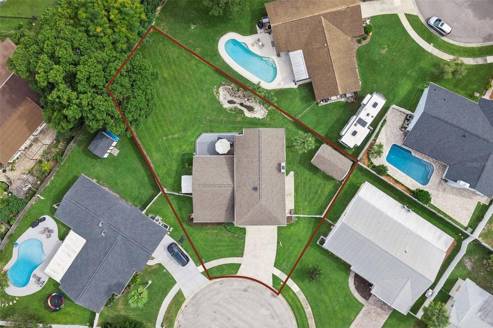 birds eye view