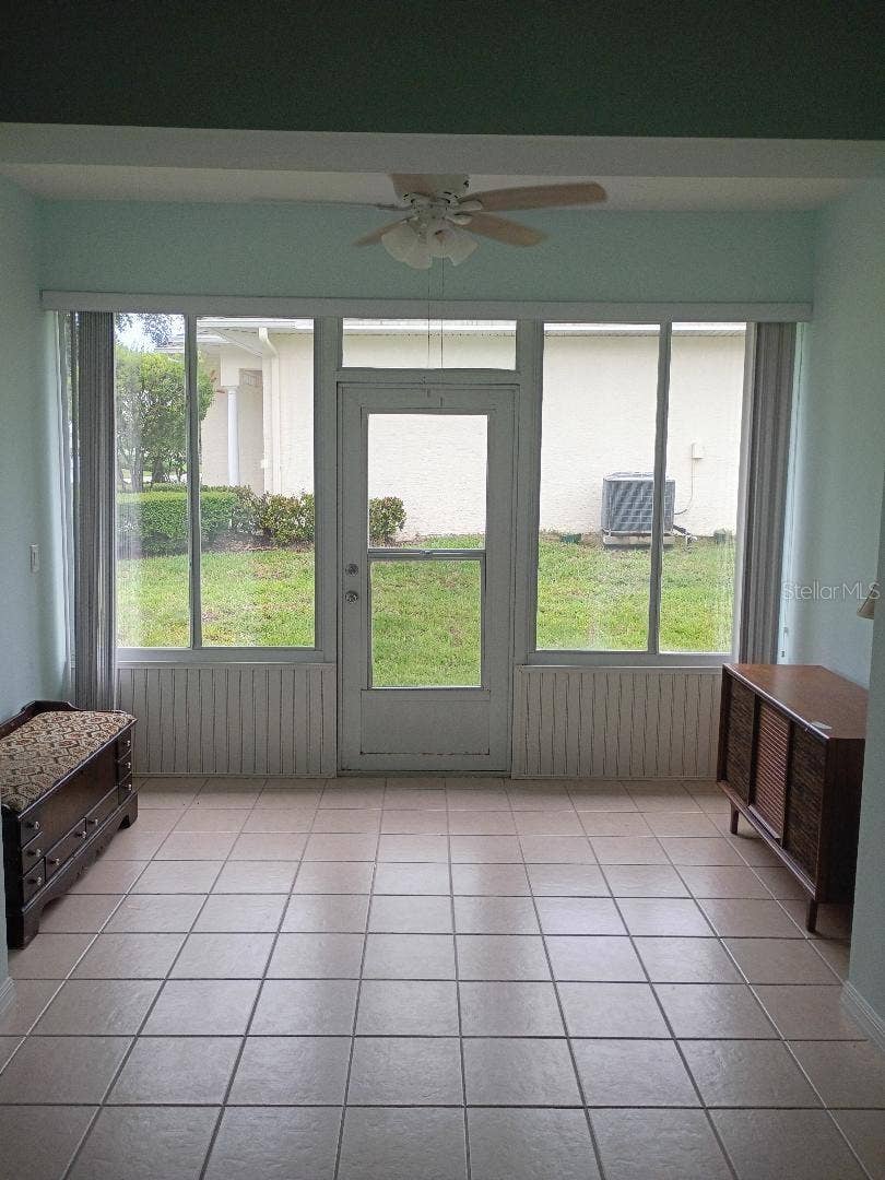 47 SUMMERWIND CIRCLE, #95, Palm Coast, FL 32137 Back Door from Florida Room