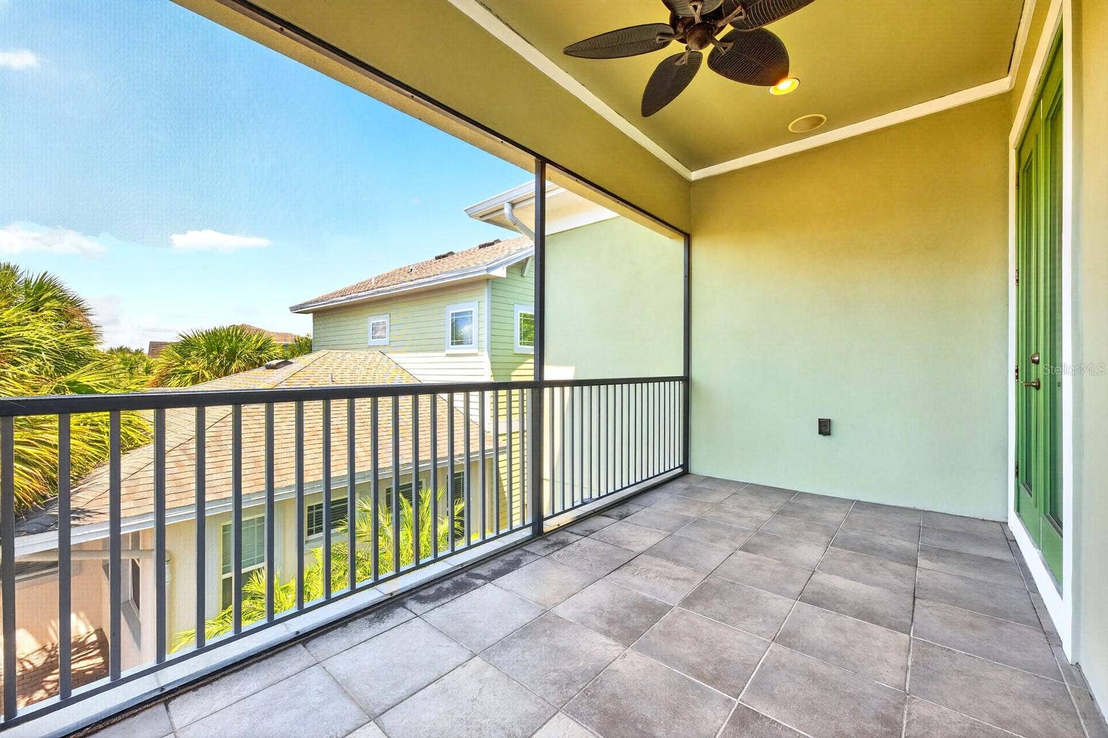 Balcony off the primary suite.