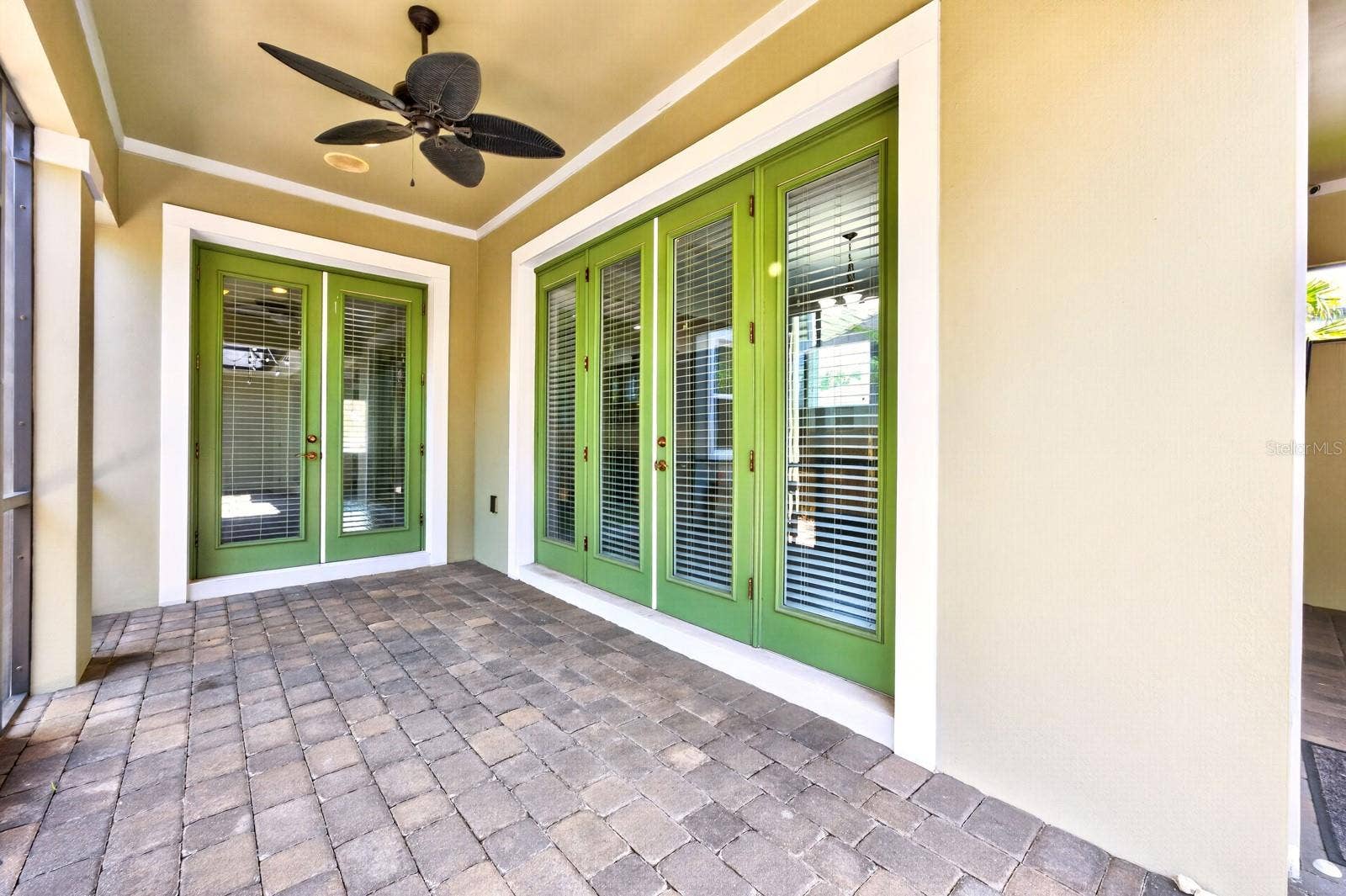 Wrap around, extended screened lanai.