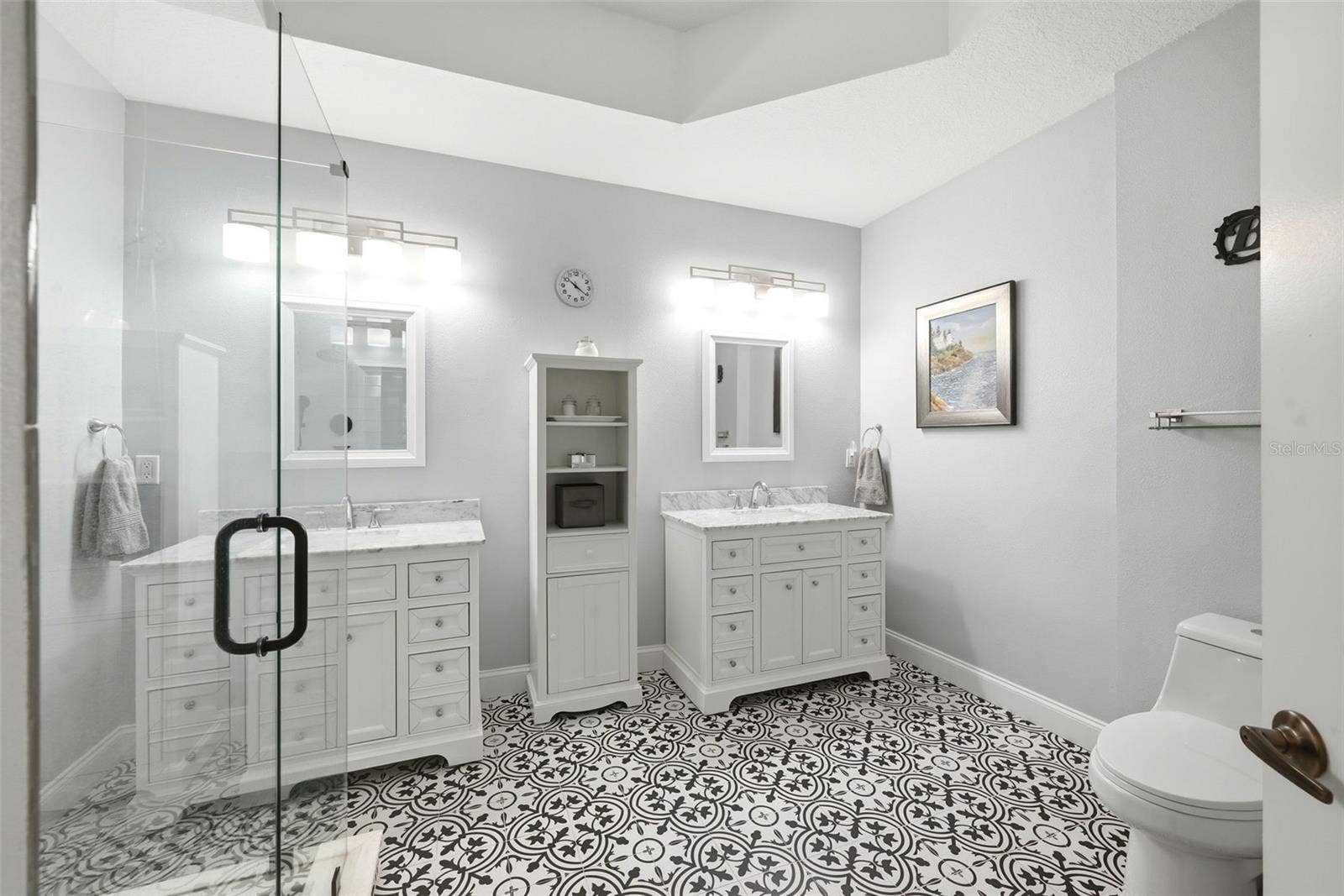 500 MIRASOL CIRCLE, #205, Celebration, FL 34747 Primary Bathroom upgraded with modern elegance