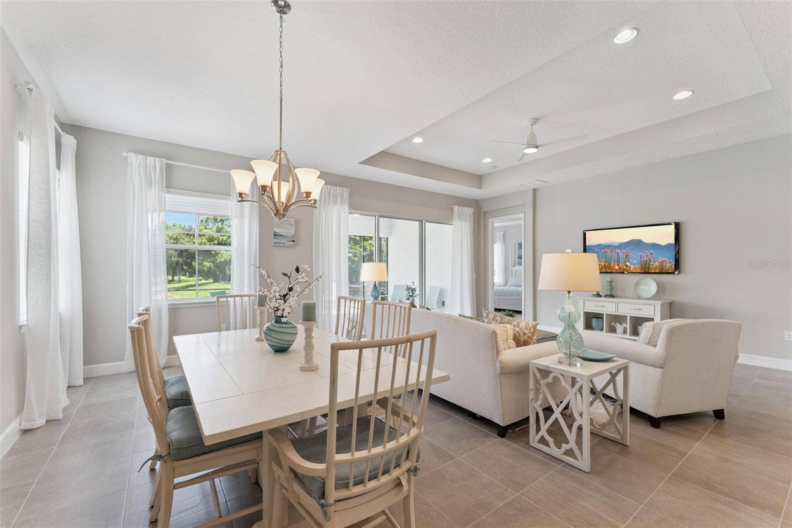 View of the Dining & Great Room areas