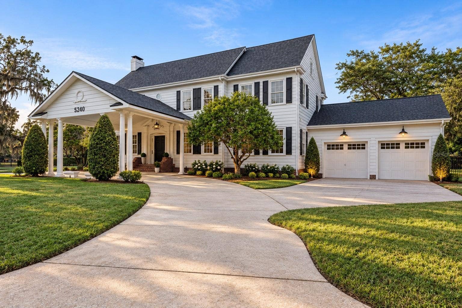 AI Generated photo of a potential garage addition to the right side of the house