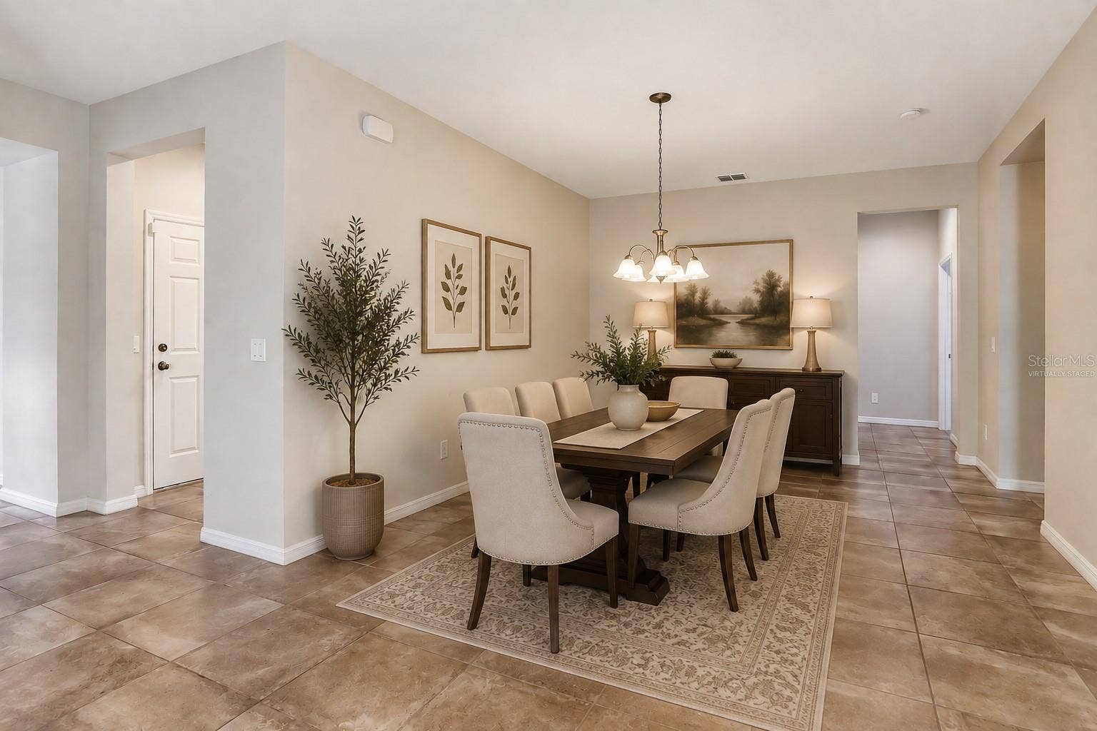 2368 OXMOOR DRIVE, Deland, FL 32724 Virtually Staged dining room.