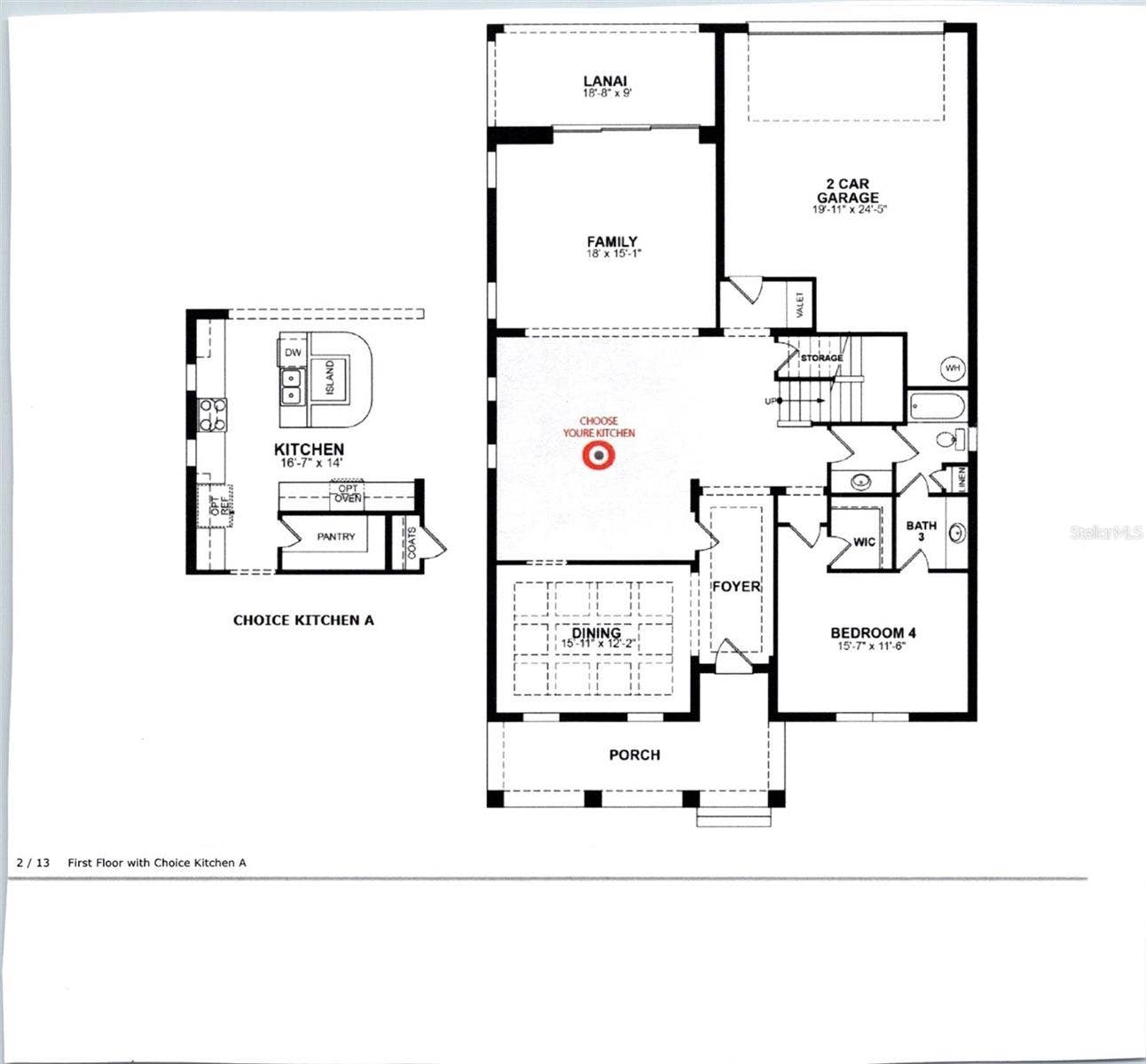 9043 HORIZON POINTE TRAIL, Windermere, FL 34786 Floor Plan - First Floor