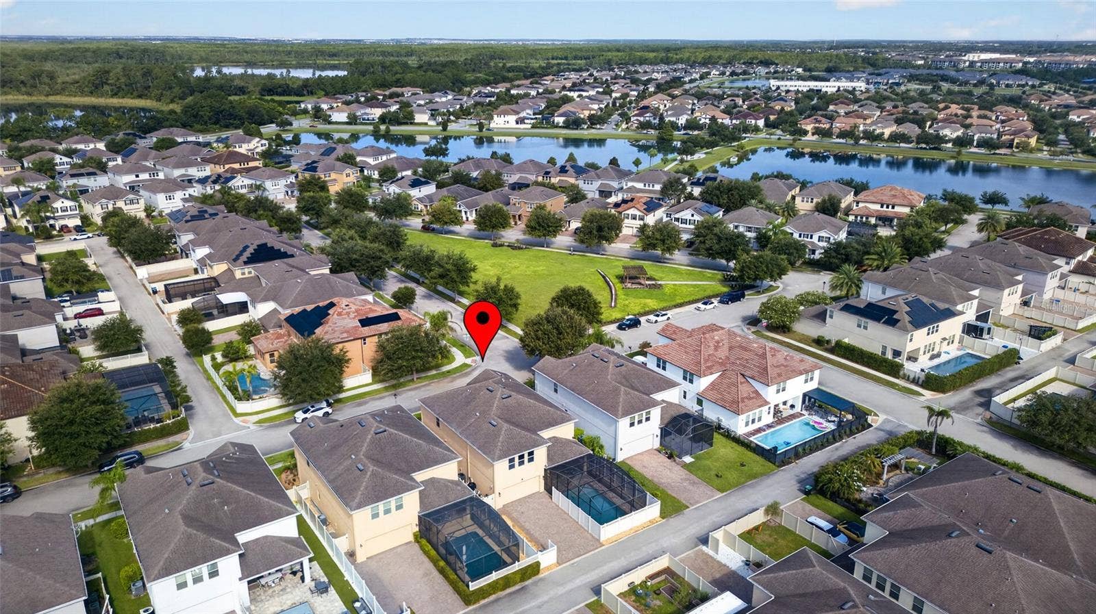9043 HORIZON POINTE TRAIL, Windermere, FL 34786 Aerial with Location