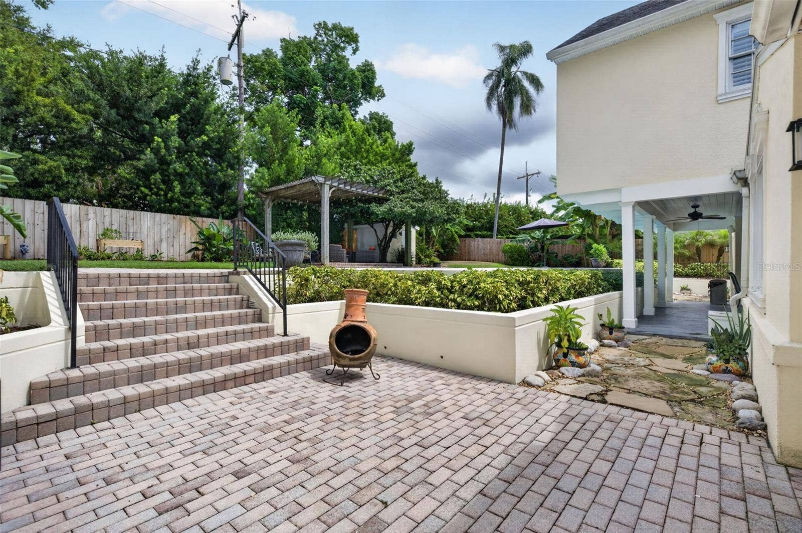 1221 DORCHESTER STREET, Orlando, FL 32803 Terraced Backyard & Outdoor Living Areas