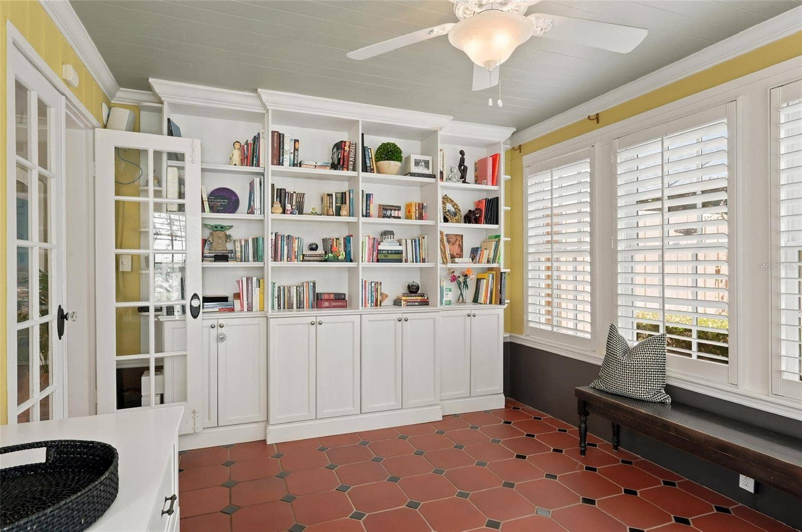 1221 DORCHESTER STREET, Orlando, FL 32803 Office / Music Room with Custom Built-Ins