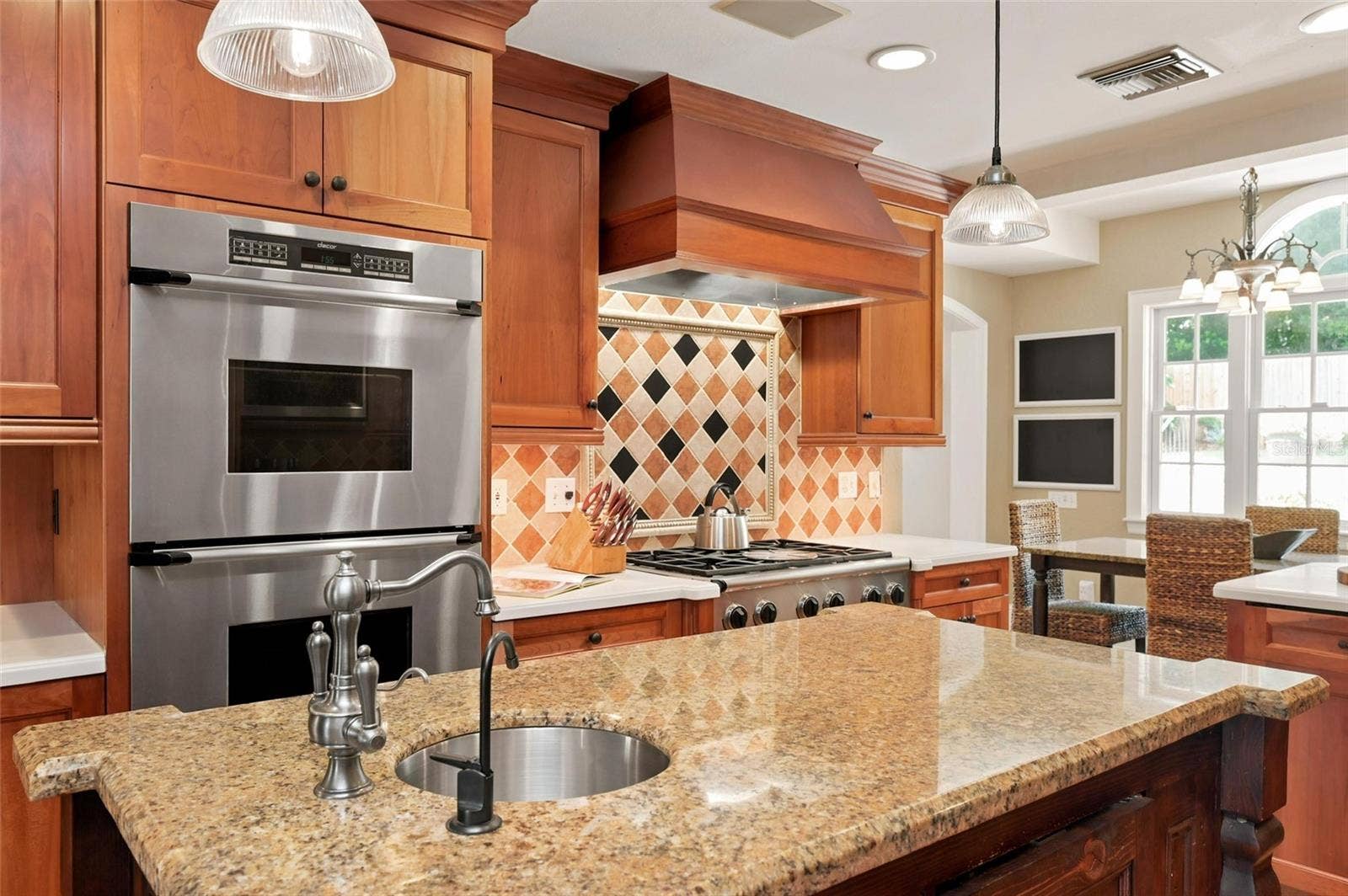 1221 DORCHESTER STREET, Orlando, FL 32803 Kitchen with Gas Cooktop & Abundant Workspace