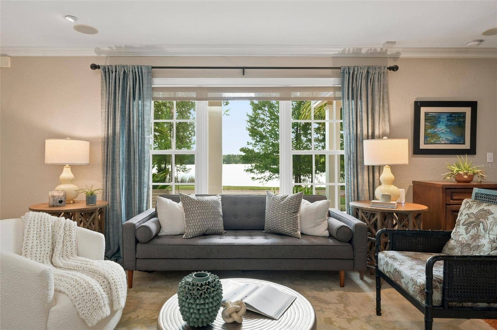 1221 DORCHESTER STREET, Orlando, FL 32803 Formal Living Room with Beautiful Lake Views