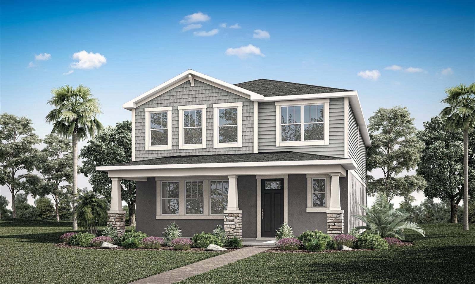 13636 SEAGRASS AVENUE, Orlando, FL 32832 Meridian Parks - Talquin Floorplan - Craftsman Elevation - Architect's Rendering