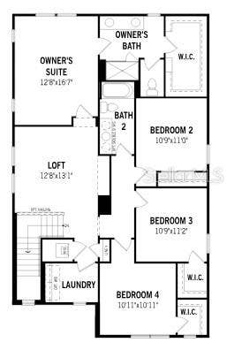 13463 GOOD VIBES AVENUE, Orlando, FL 32832 Meridian Parks Windley Low Country Lot 7473 Second Floor