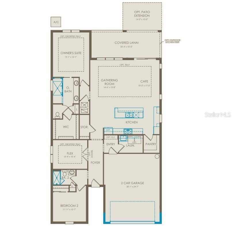 1313 ZESTY CITRUS LANE, Minneola, FL 34715 Floor Plan - Floor One