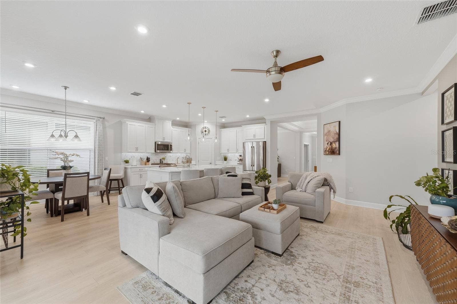 High ceilings show off abundance of space