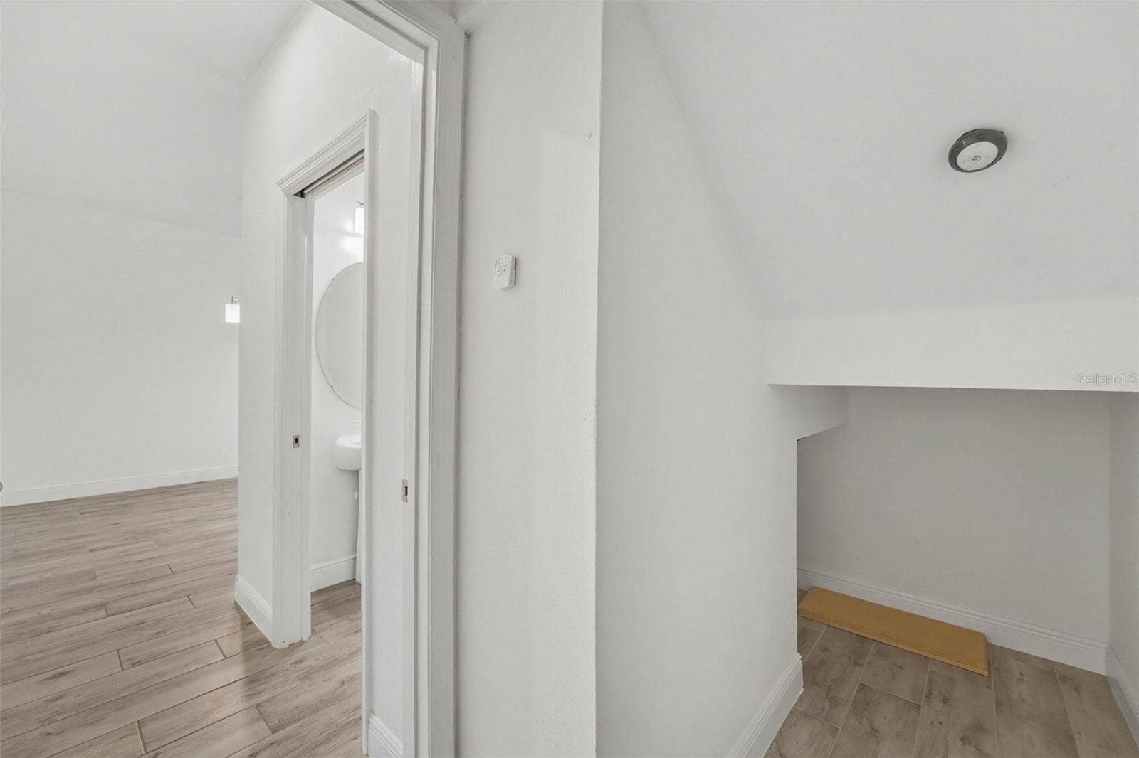 Powder Bath & Storage Area, Door accesses Garage