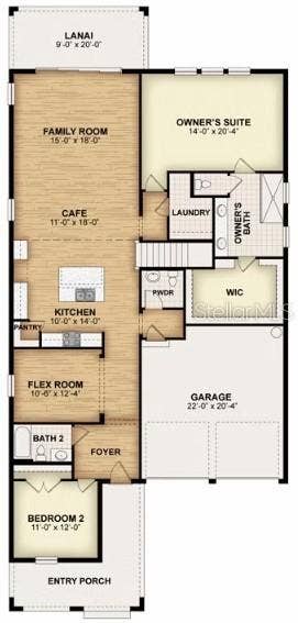 17428 HONEYBELL TANGELO COURT, Winter Garden, FL 34787 First floor
