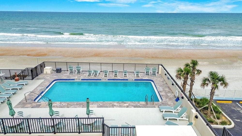 pool view to the Atlantic Ocean