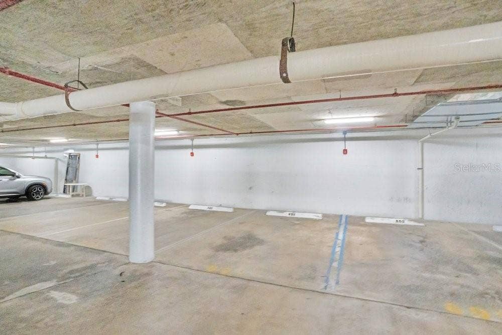 underground assigned parking space