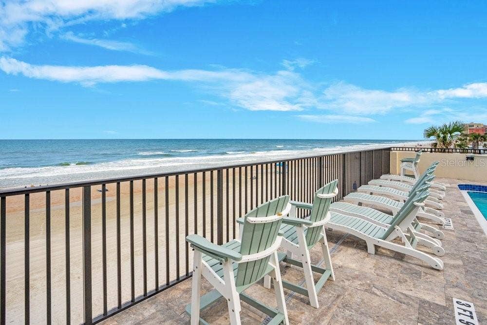 pool view to the Atlantic Ocean