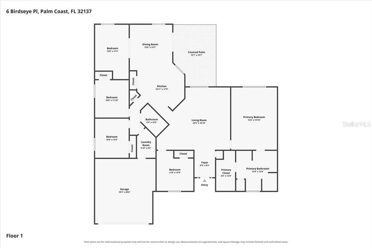 6 BIRDSEYE PLACE, Palm Coast, FL 32137 6 BIRDSEYE PLACE, Palm Coast, FL 32137