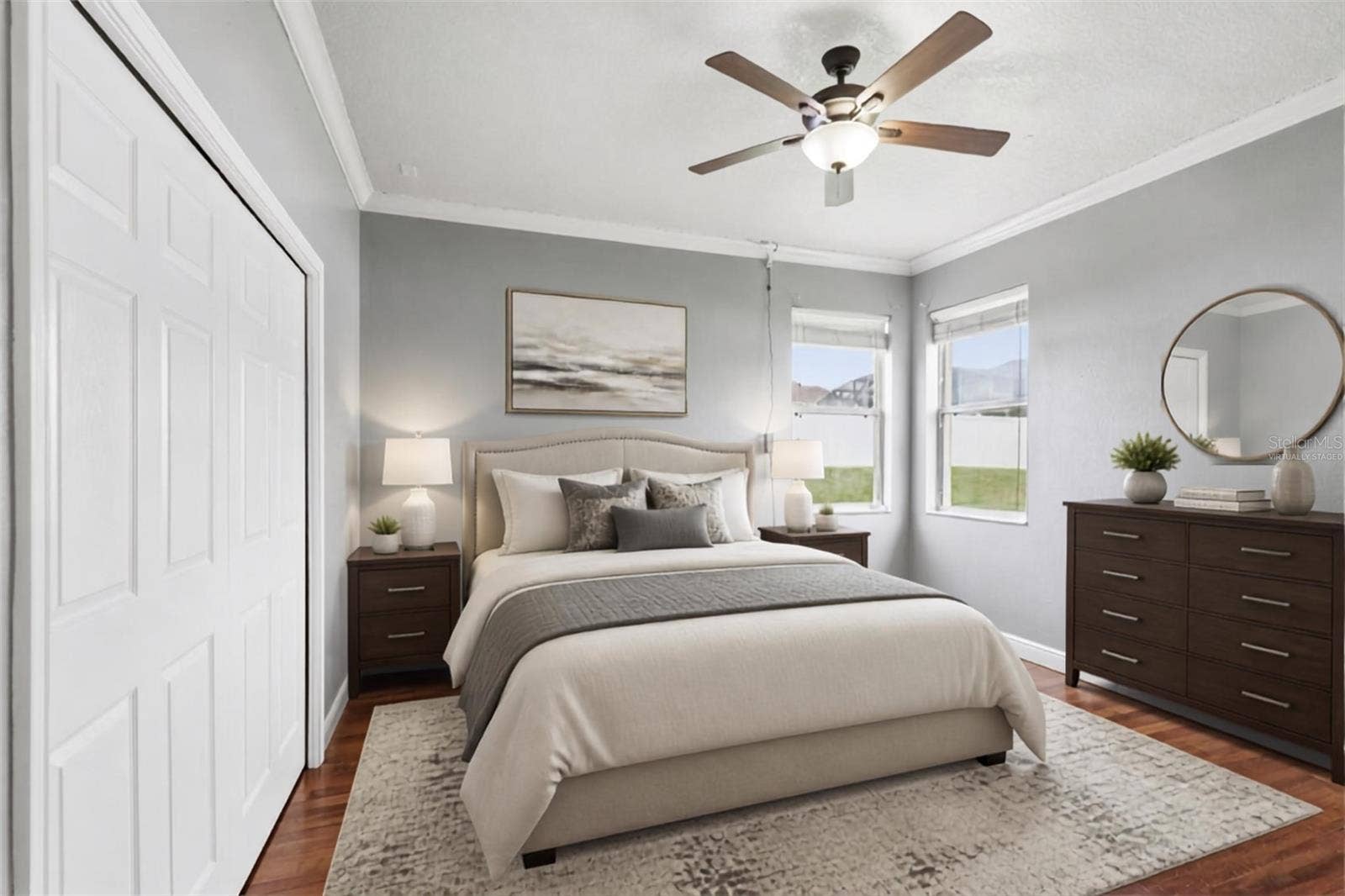 1113 MYRTLE BREEZES CT, Fruitland Park, FL 34731 Virtually staged 3rd Bedroom