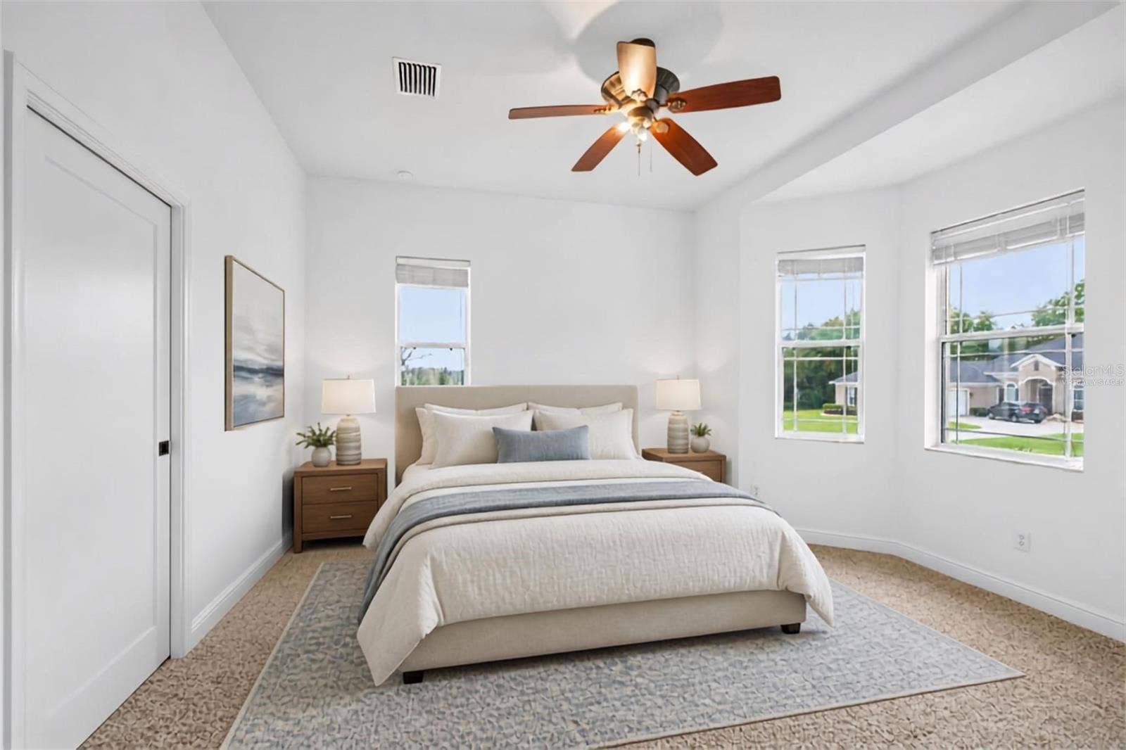 1113 MYRTLE BREEZES CT, Fruitland Park, FL 34731 Virtually staged 4th Beddroom as Guest room set up