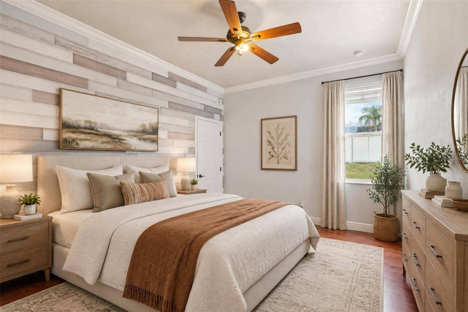 1113 MYRTLE BREEZES CT, Fruitland Park, FL 34731 Virtually Staged 2nd Bedroom