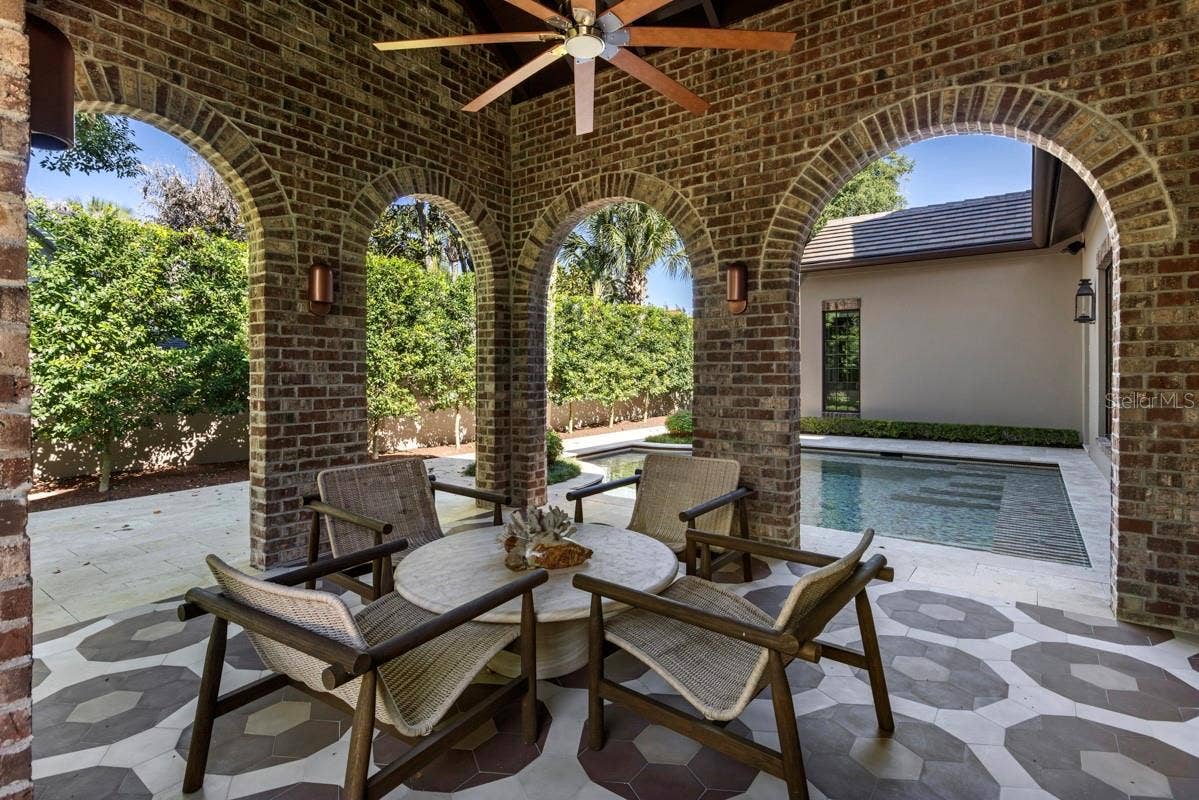 702 VIA BELLA, Winter Park, FL 32789 Covered Lanai