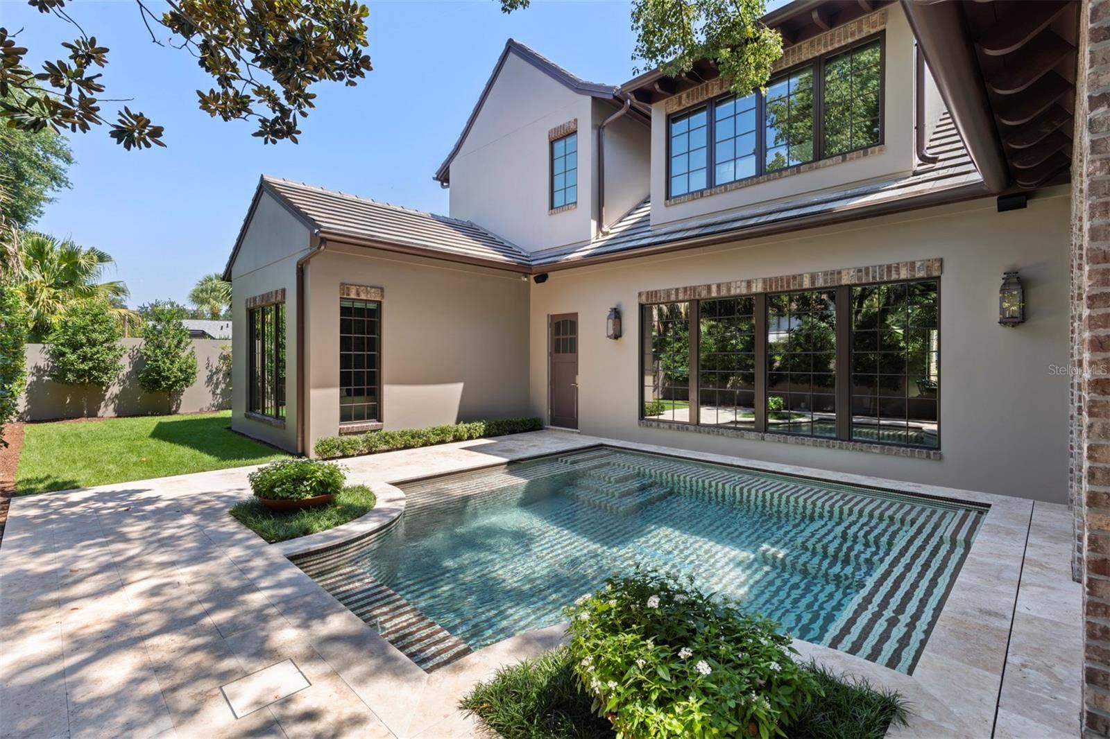 702 VIA BELLA, Winter Park, FL 32789 Back Exterior/Pool