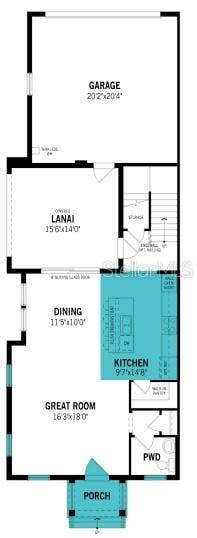 1907 SEAWALL WAY, Celebration, FL 34747 Island Village Lot 292 First Floor