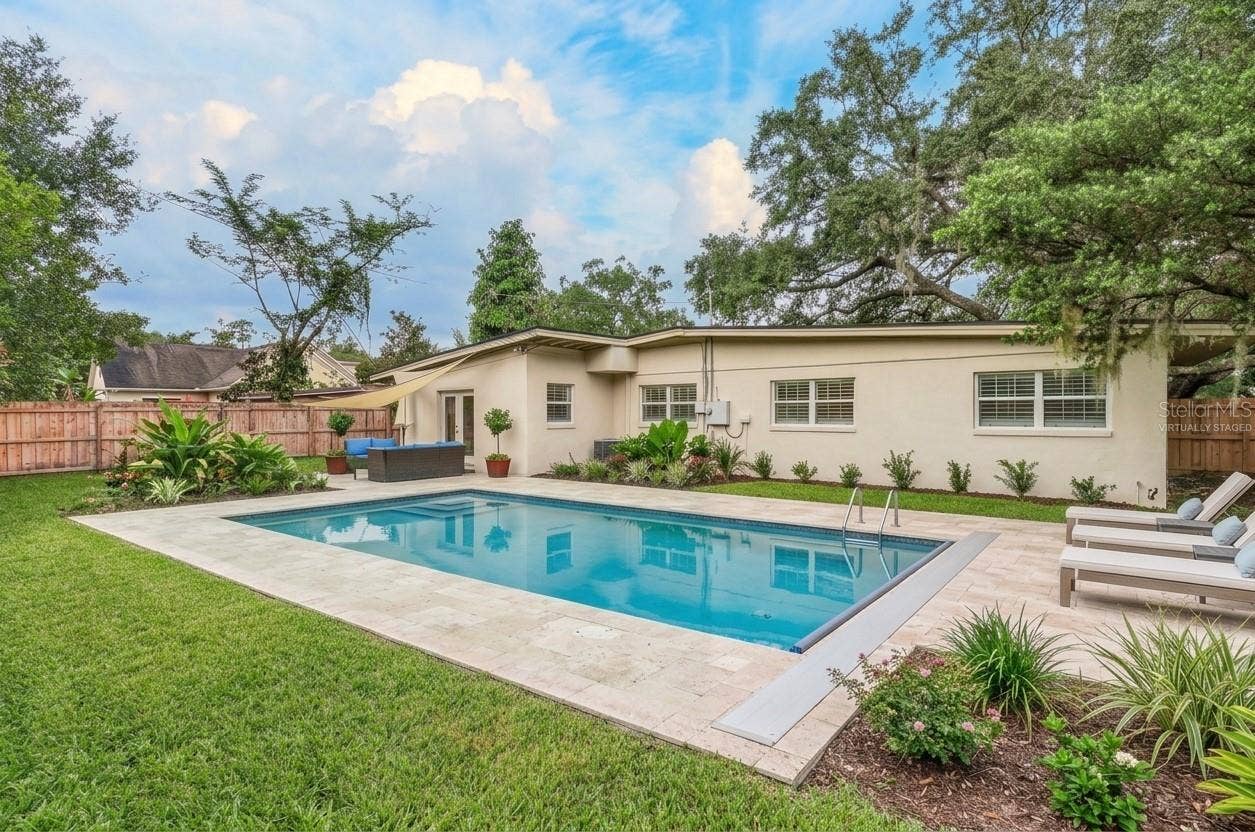 2260 COLDSTREAM DRIVE, Winter Park, FL 32792 VIRTUALLY STAGED POOL AND LANDSCAPING